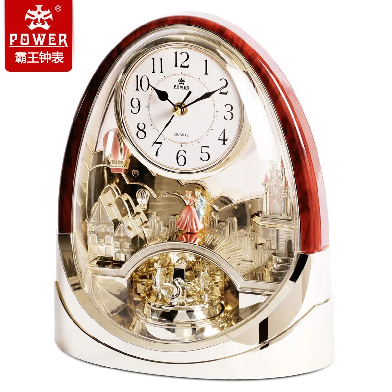 

Table clock Fashion Creativity Musical Clocks Home decoration Europe Hourly Chiming Desk Clocks High quality Table day clocks