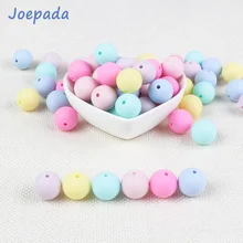 Joepada 10Pcs Silicone Beads 9mm Food Grade Baby Teething Necklace Pacifier Clips Mom Nursing DIY Jewelry Baby Teether Toys personalized name baby teether silicone pacifier clips holder infant teething toys baby shower gift food grade silicone