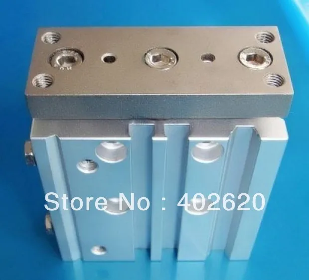 

5pcs/lot, SMC type, 32mm bore, 10mm stroke MPGM32-10,three shaft pneumatic cylinder free shipping