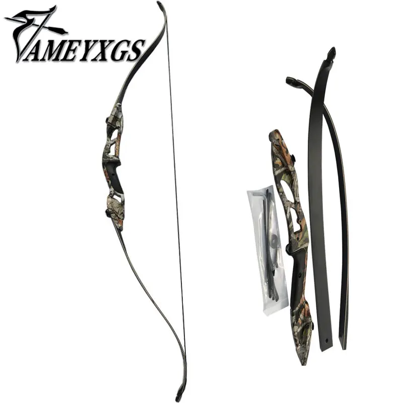 Buy 56" Camo Takedown Recurve Bow Kit Bow Arrow Rest