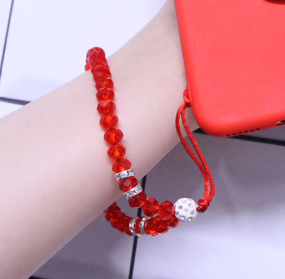 Cellphone Lanyard Beads Mobile Phone Strap Hand Wrist String For Gift 25cm Lightweight Cellphone Lanyard Beads Mobile Phone Strap Hand Wrist String For Gift 25cm Lightweight