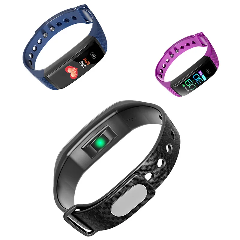 CK17S Smartband IP67 Водонепроницаемый регулировка яркости монитор сердечного ритма