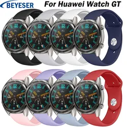 22 мм силиконовые браслеты для huawei Watch GT ремешок на запястье для samsung gear S3 умный классический сменный Браслет ремешок на запястье ремень