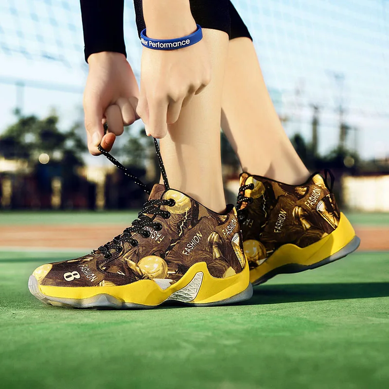 High Top Jordan Basketball Shoes Men Cushioning Breathable Basketball Boots Light Outdoor Mens Sneakers Athletic Boy Sport Shoes