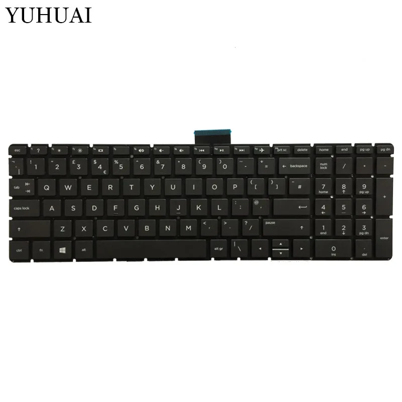 Великобритания черная клавиатура для ноутбука для hp 15-cc000 15-cc010nr 15-cc020nr 15-cc034cl 15-cc044cl 15-cc050wm 15-cc057cl 15-cc060wm 15-cc063nr