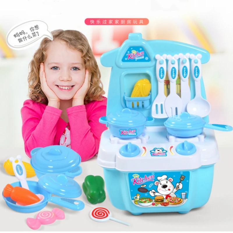 Happy Little Kitchen Utensils Storage Box Every Family Toys Tableware Girl Hobbies | Игрушки и хобби