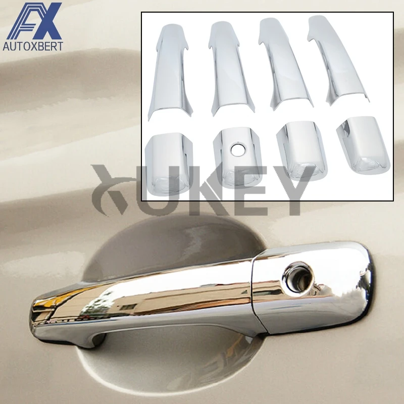 AX Chrome дверные ручки catch Cover, пригодный для Volvo XC60 2009 2010 2011 2012 2013 Кепки отделкой литье Интимные аксессуары