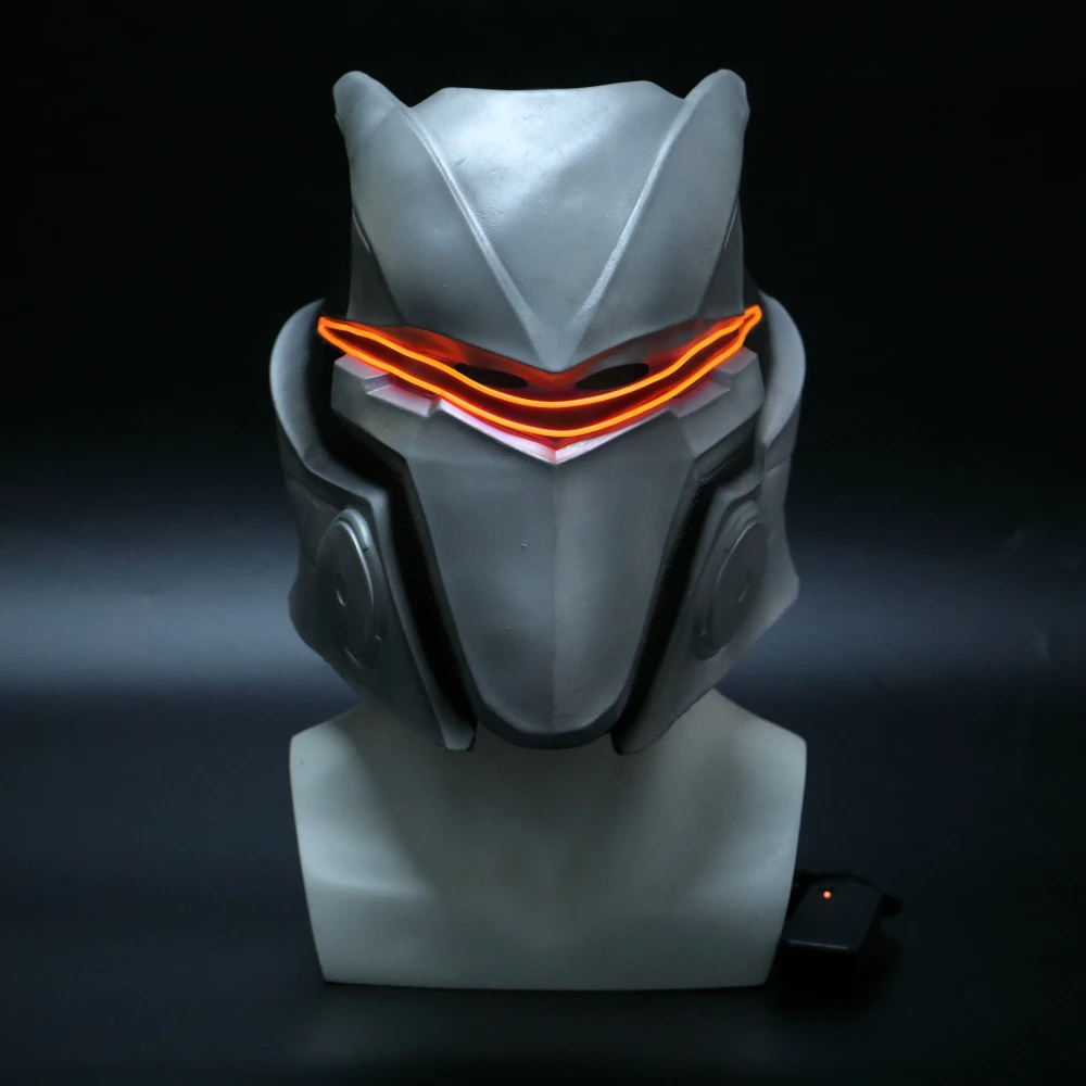 Game Fortniter Omega Mask With LED Light Drift Cosplay Latex Helmet Omega Halloween Party Dropshipping (60)