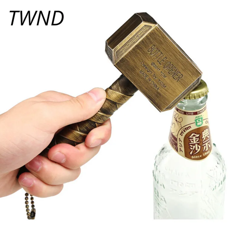 

Super hero hammer beer bottle opener personality household groceries 9.8