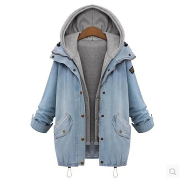 sweater jean jacket womens