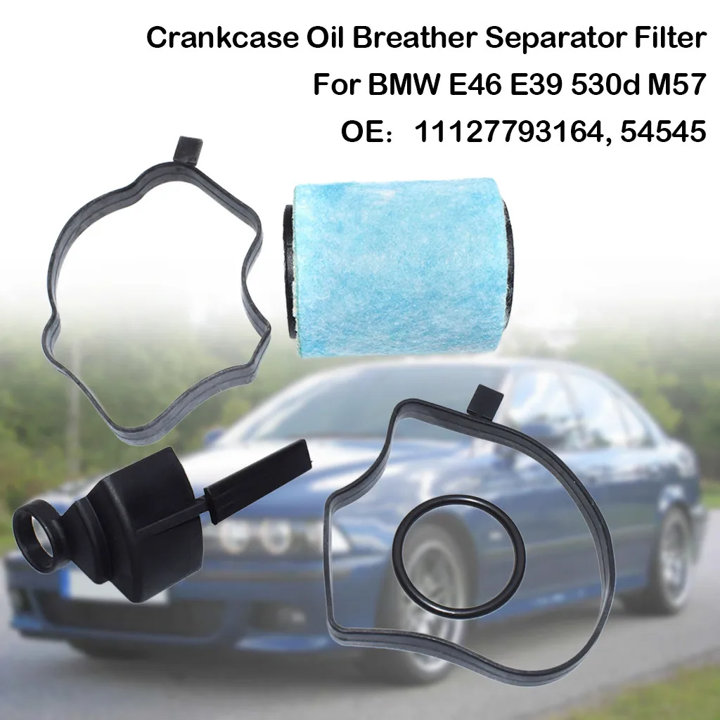 

Crankcase Oil Breather Separator Filter For BMW 3 Series E46 320D OEM 11127793164 Car ABS Accesorios de coche Multipurpose 8Z