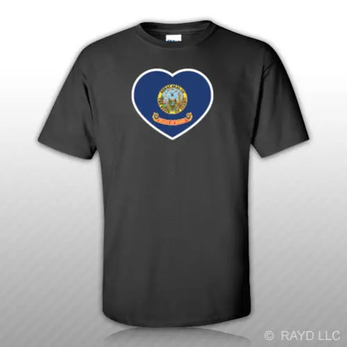 Idaho Heart/футболка футболка с надписью Id Love Hearts Pride Native популярная летняя одежда