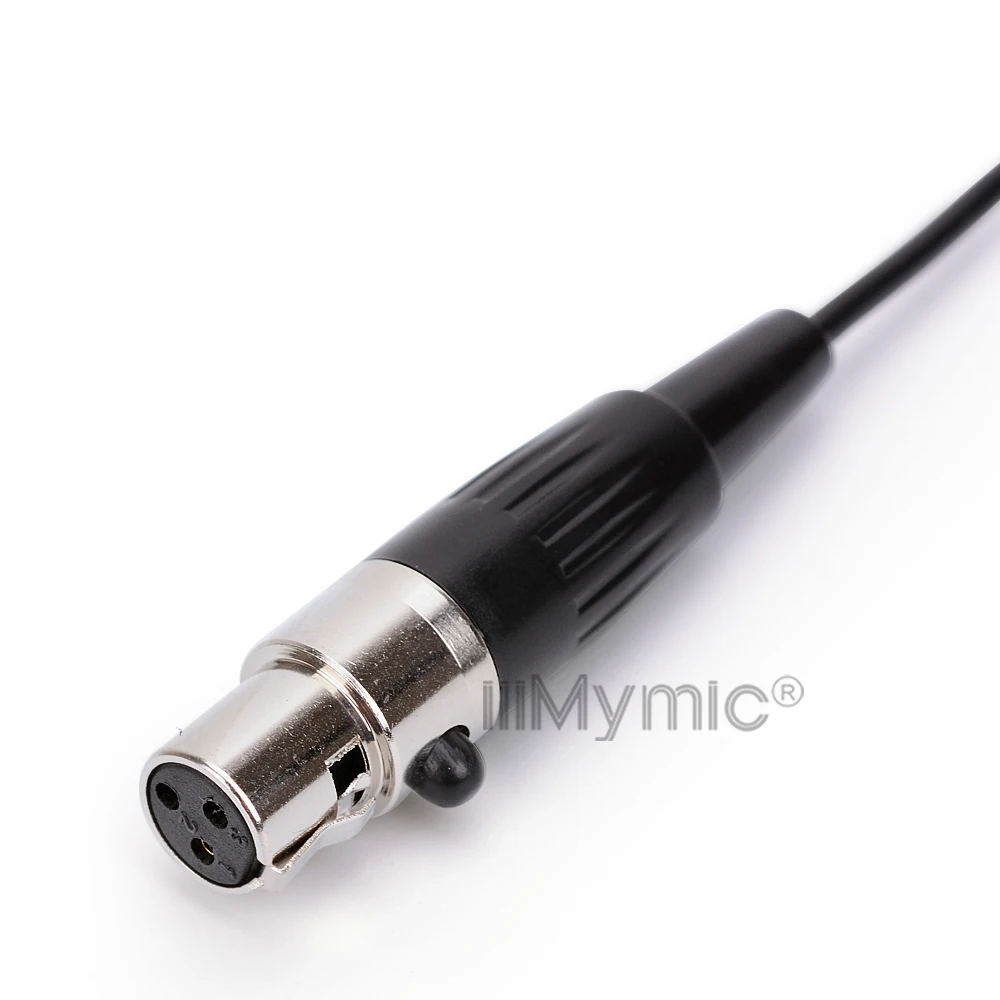 Lavalier Micrófono de solapa compatible con transmisor inalámbrico AKG  Samson - Micrófono condensador unidireccional - Mini XLR TA3F Plug