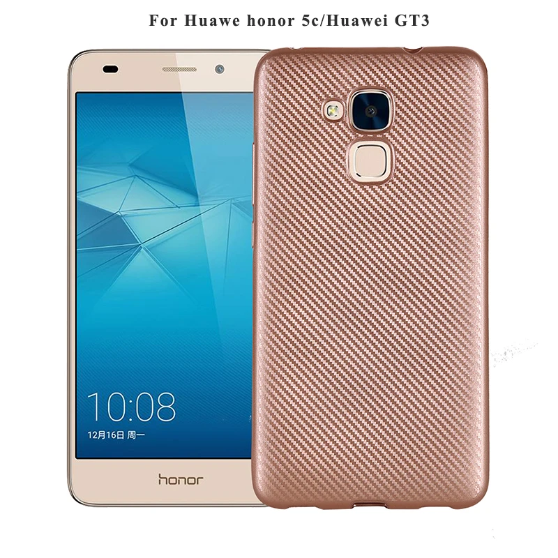 carbon fiber silicone huawei honor 5c  (2)