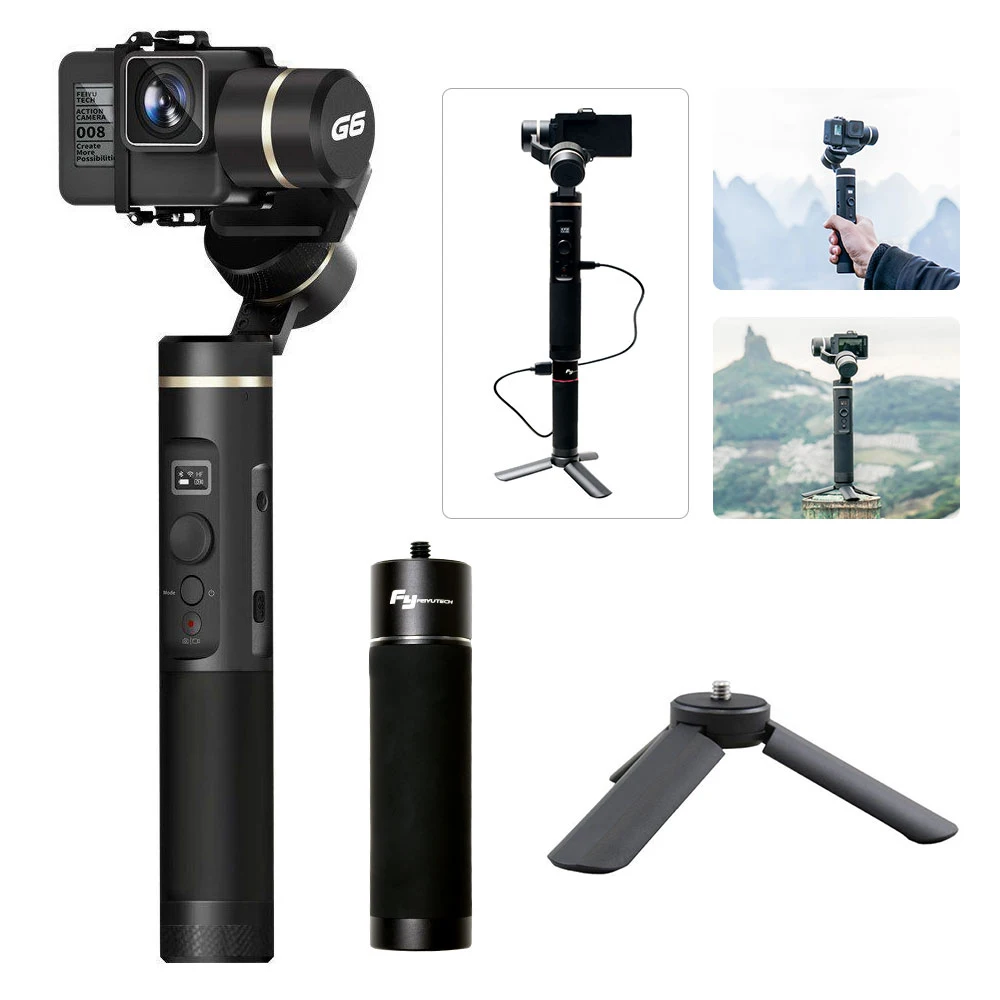 FeiyuTech Feiyu Portable Foldable Time-Lapse Photography Bracket Mini Gimbal Stand Tripod for Feiyu WG2 G6 G5 SPG Series Vimble 2 Vimble C SUMMON WG WGS G4S G4 Pro Gimbal