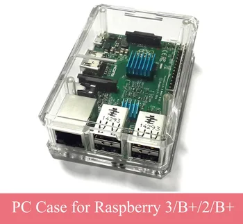 

Transparent PC Case for Raspberry 3B Raspberry Pi 3 Compatible with Raspberry 2 B+ Protector Shell