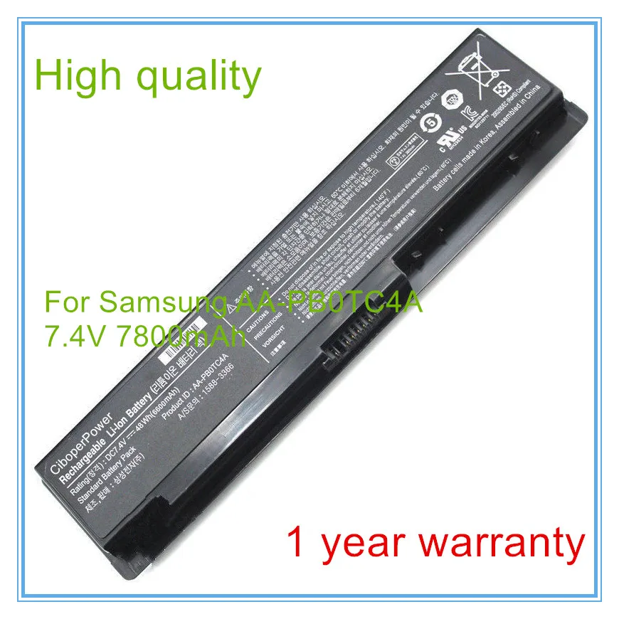 

Battery for AA-PB0TC4A AA-PB0TC4B NP300U1A 300U1A NP305U1A N310 7800mAh Free shipping