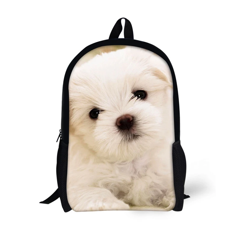 

Cute Puppy Dog Printed Children School Bags Fashion Student Bookbags For Primary School 3D Animal Mochilas Infantilsumka