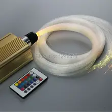 Украшения волоконные оптические фары комплект RGB светодиодный источник света с 1 мм x 5 м x 150 шт. волокон изменение цвета Звезда Ночной потолочный свет беспроводной