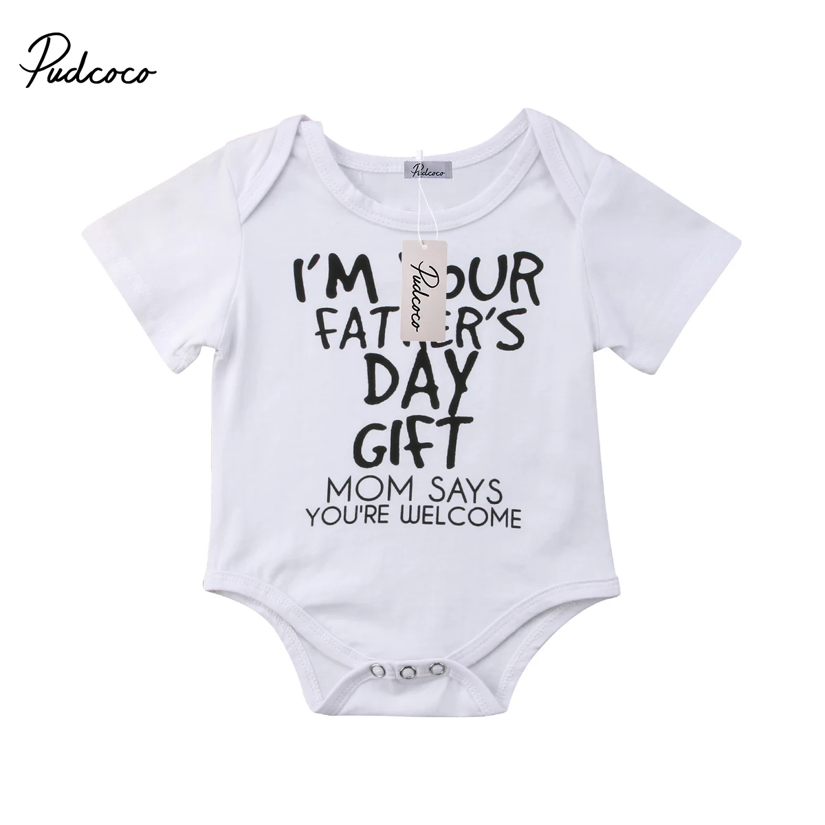 Baby Boy Girls Letters Bodysuit Babies Letter Father's Gift Bodysuits