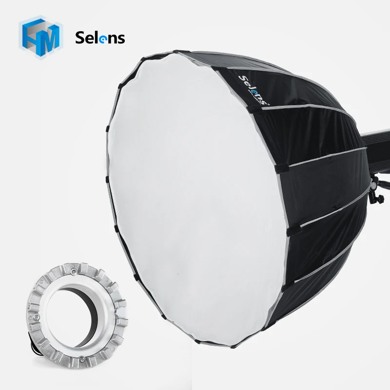 Selens 90cm flash softbox Umbrella Softbox Brolly Reflector Diffuser