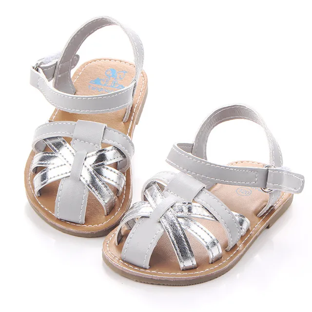 Sunshine & Rainy Girl Sandals 2018 Stripe Buckle Newborn Babies Cute