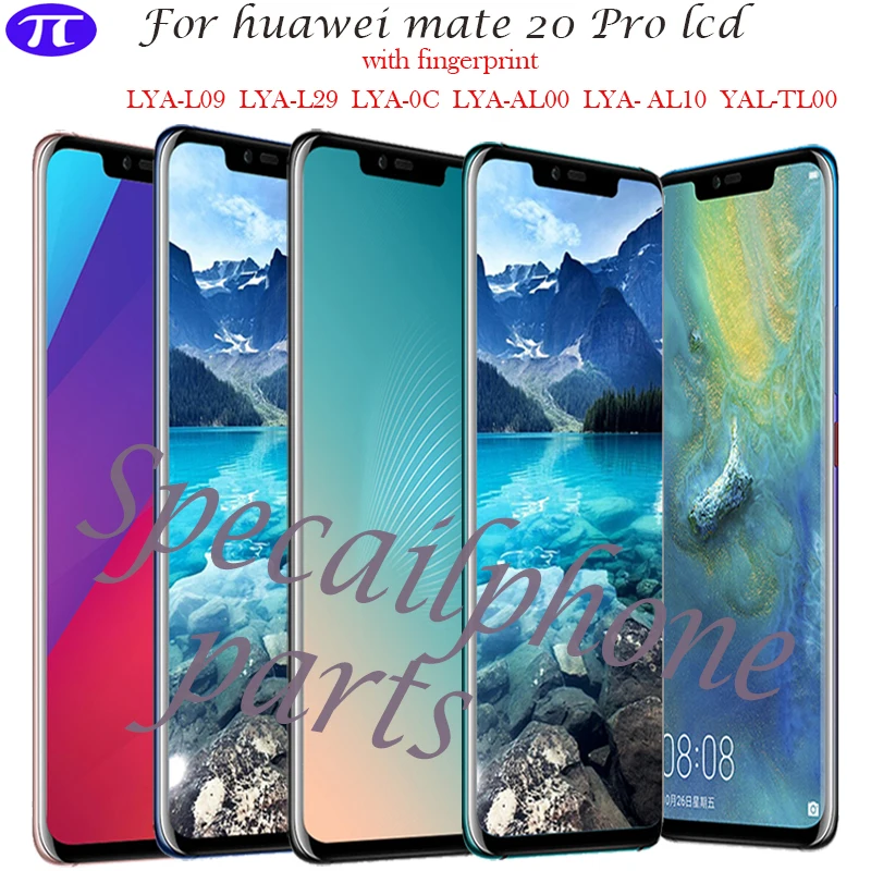 OLED с технологией сканирования отпечатков пальцев huawei Коврики 20 Pro ЖК дисплей полный Экран для huawei LYA-L09 LYA-L29 LYA-L0C LYA-TL00 ЖК Экран дисплея сенсорный экран