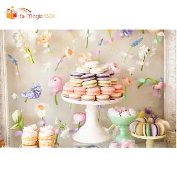 

LIFE MAGIC BOX Background for Photography Candy Bar Baby Shower Wedding Birthday Photo Backdrops