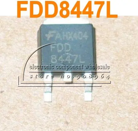 Оптовая продажа 30 шт./лот FDD8447L 40V LCD Power MOS FET MOSFET N Channel TO 252 2 для инверторов|n-channel