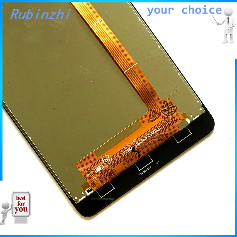 RUBINZHI с ленточными инструментами для Prestigio Grace R5 LTE psp 5552 DUO psp 5552 ЖК-дисплей с сенсорным экраном в сборе