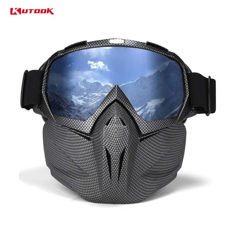 KUTOOK HD Lenses Ski Glasses Snow Glasses Protective Snowboard Goggles
