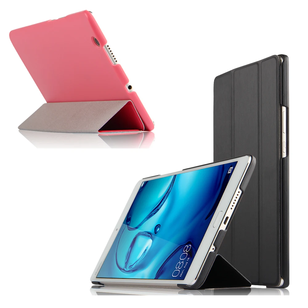 

Slim Flip Stand PU Leather Skin Shell Funda Capa Case For Huawei MediaPad M3 BTV-W09 BTV-DL09 8.4 inch Tablet Coque +Film +Pen