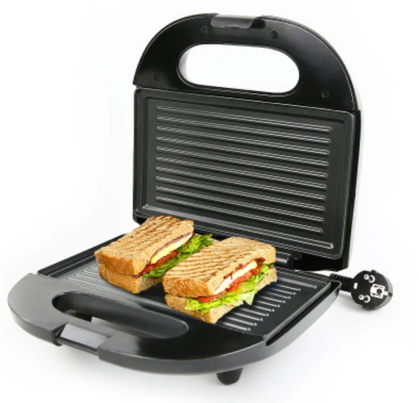 Electric Egg Sandwich Maker Mini Grilling Panini Baking Plates Toaster