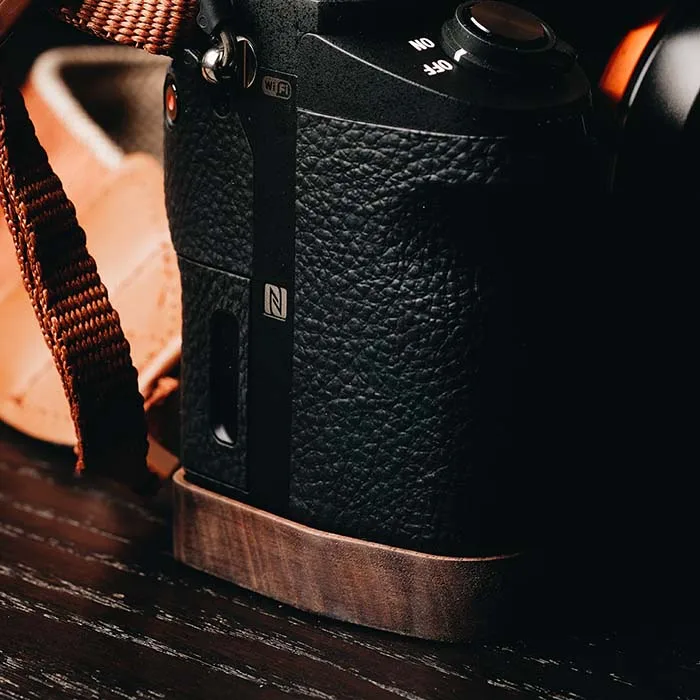 High Quality Handmade Wooden Base Quick Release L Plate / L Bracket fit for Sony A7II A7RII A7SII A7M2