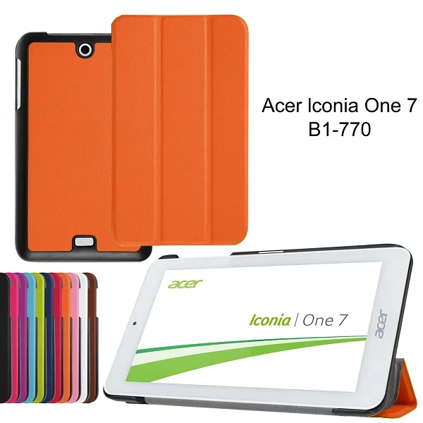 stand Luxury Pu leather case cover for Acer Iconia One 7 B1 770