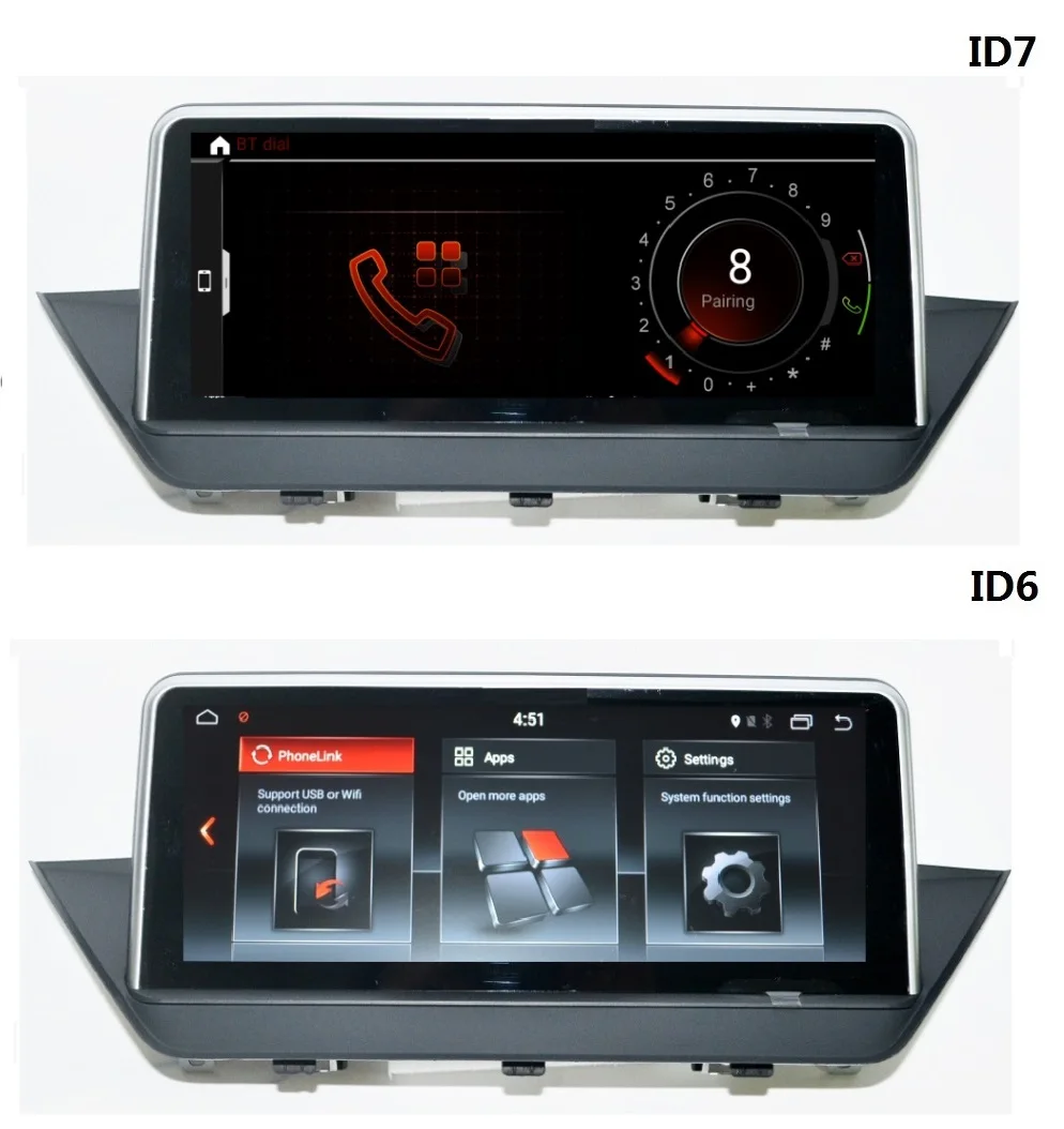 10,2" Android 9 Автомобильный Gps радио плеер навигация ID7 для BMW X1 E84 6 ядерный wifi bluetooth 4 Гб ram 32 Гб rom