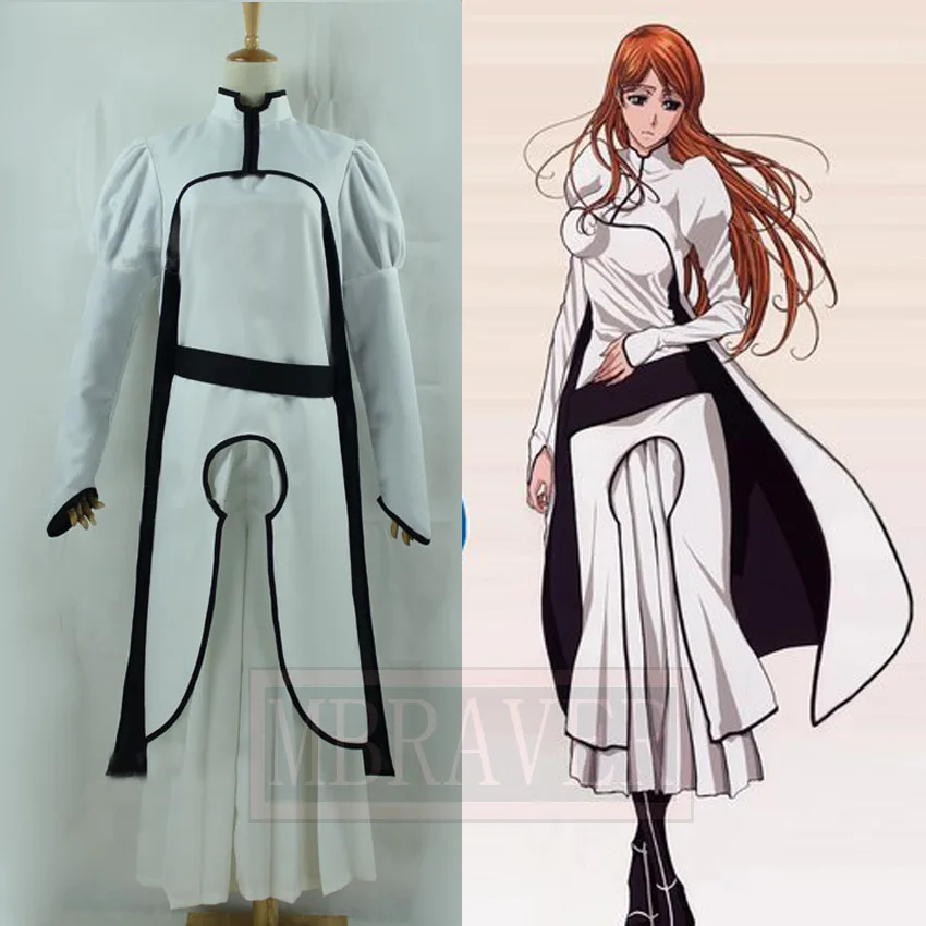 font b Anime b font Bleach Inoue Orihime font b Cosplay b font Costume Custom