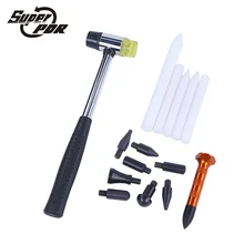 PDR Tools Dent Removal Tap Down Pen and rubber hammer Knock Down Tools Paintless Dent Repair Tools Hand Tools Kit Ferramentas