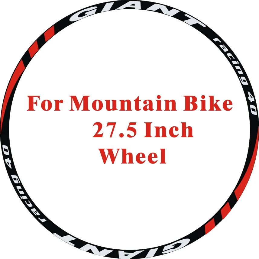 24pics= 2Wheels/set Mountain Bike wheel Stickers Decals MTB 26'' 27.5'' 29er Wheel Stickers Wheel Decorative Stickers