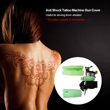 1 шт. противоударный силиконовый покрытие рукоятки машинки для татуажа для тату машина пистолет ручка поставка трубка многоразовый Держатель Автоклав противоскользящие