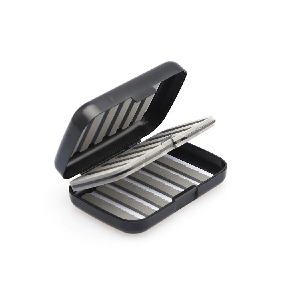 

Thicker Waterproof Four-Sided Black Fly Box Fishing Hook Fishing Tackle Box Easy To Clean Professional Fishing Tackle Tool