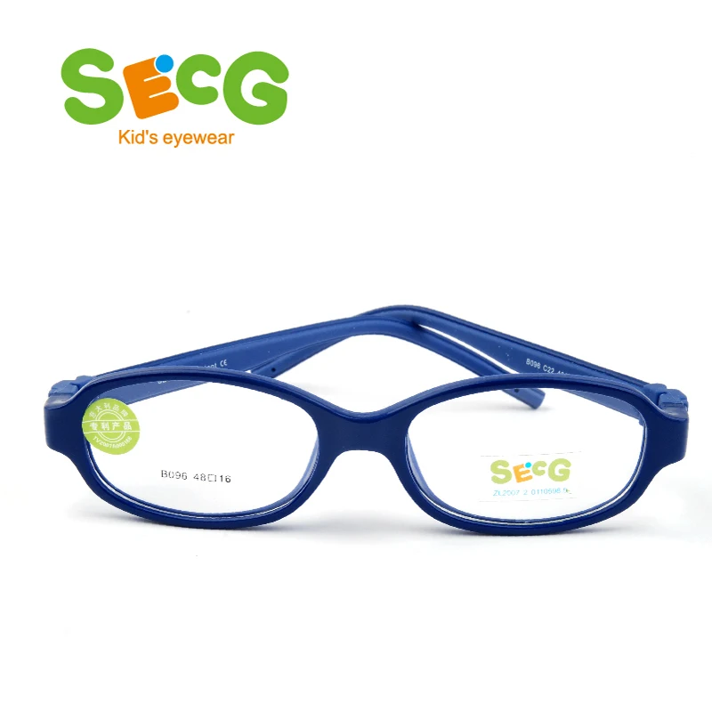 

SECG TR90 Child Soft Flexible Safety Kids Frame Myopia Anti Blue Ray Photochromic Polarized Tint Gradient Prescription Glasses