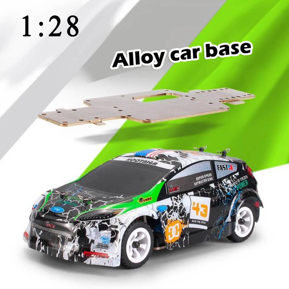 Радиоуправляемый автомобиль Wltoys K989 1/28 MINI 4WD внедорожный раллийный с корпусом из