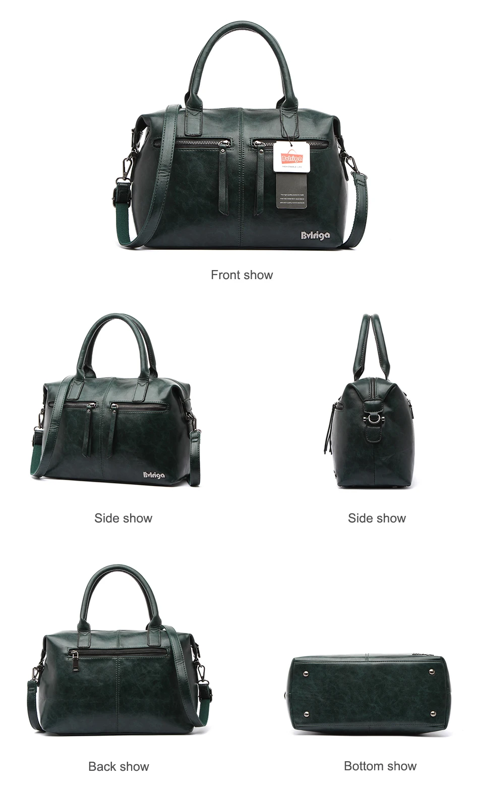 BVLRIGA зеленая сумочка женская сумка женская через плечо pu кожа черная сумка мешок большие сумочки женские сумки через плечо женские сумки для женщин портфель женский известный бренд модные cheap ladies bags