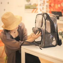 Дышащие прозрачные Переносные сумки для домашних животных, переносные рюкзаки для путешествий на открытом воздухе, клетка для переноски собак и кошек