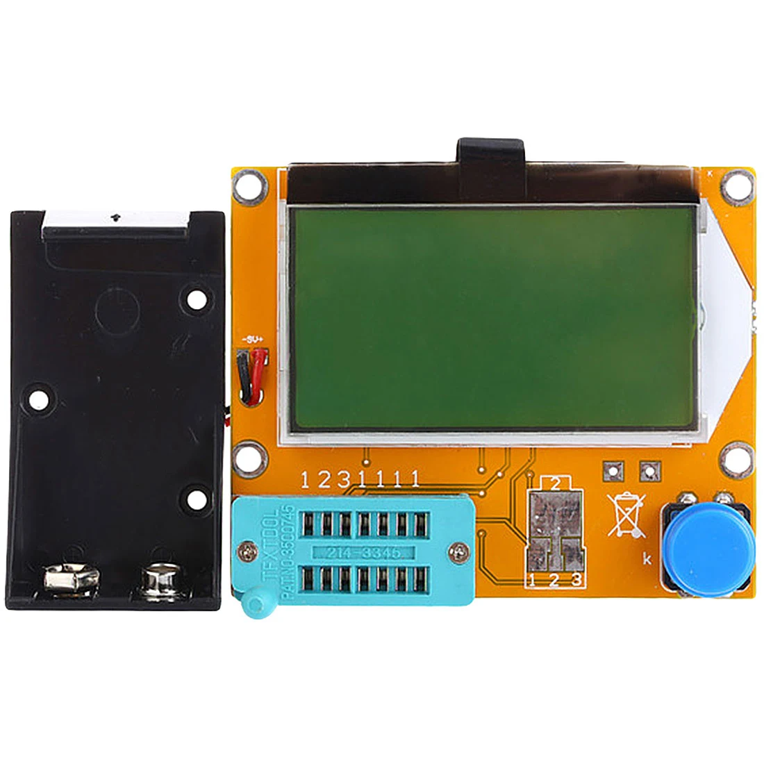 

Digital LCR Mega328 V2.68 ESR-T4 Diode Triode Capacitance MOS/PNP/NPN LCR 12864 LCD Screen Tester ESR Meter Transistor Tester