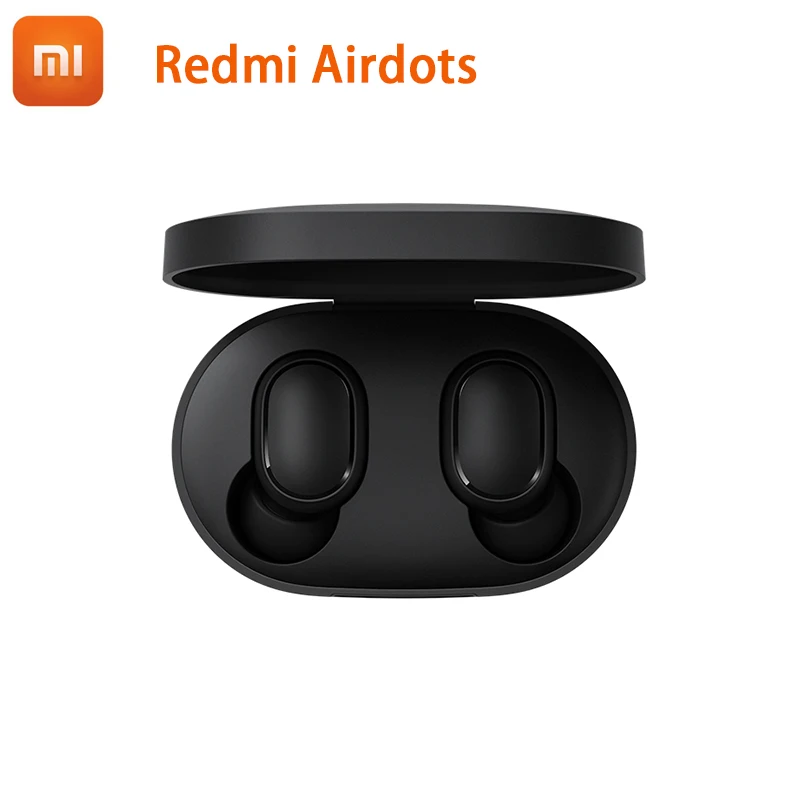 Xiaomi Redmi AirDots Bluetooth гарнитура 5,0 TWS настоящие беспроводные стерео SBC милые мини легкие наушники с автоматической зарядкой