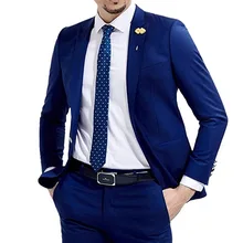 2 предмета, итальянский стильный свадебный костюм, приталенная одежда для жениха(куртка+ брюки+ галстук