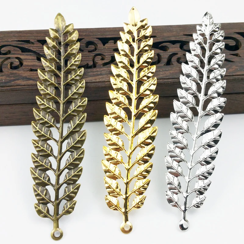

20pcs 22x93mm Filigree Wraps Metal Charms For Embellishment Scrapbook DIY Jewelry Craft Wraps Connectors Metal Crafts