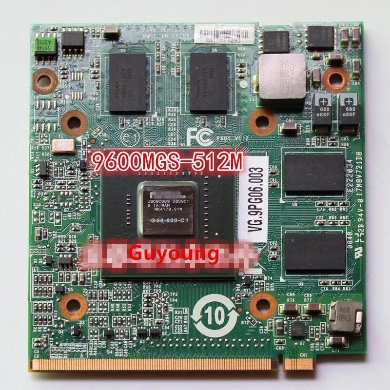 

For Acer Aspire 4930 5930 6930 6935 7530 7730 9730 8930G Laptop Graphics Video Card GeForce 9600M GS GDDR3 512MB MXM G96-600-C1